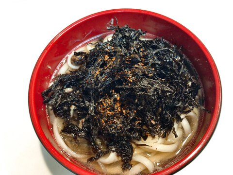 磯の香り☆岩のりたっぷり肉うどん